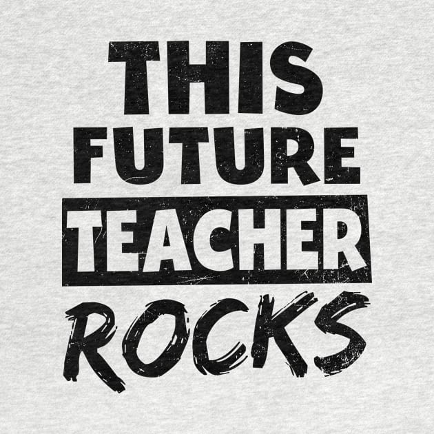 Future Teacher Shirt | This Teacher Rocks Gift by Gawkclothing